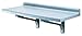 Wall Shelf, 13 1/2 x 36 x 18 In, Gray