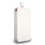 elago Slim Glide Leather Case for Apple iPhone 3G - (White / Pink)