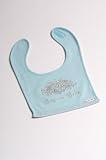 Organic Cotton Baby Bib- Aqua