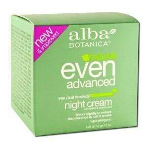 Alba Botanica Natural Even Advanced Sea Plus Renewal Night Cream 2 fl oz