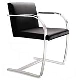 Brno Style Full Leather Flat Chair