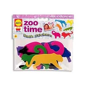 Tub Joy - Zoo Time Bath Stickers by Alex Toys