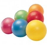 Sportime Durable Gertie Balls - 7 to 9 Inches - Set of 6 - Assorted Colors