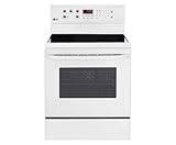 Lg LRE3023SW: 6.3 cu.ft. Capacity Electric Single Oven Range with Fan Convection
