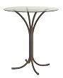 Dorothy 42" Table Base with 36" Glass Table Top By FTC Trica