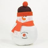 Cleveland Browns Snowman Pillow