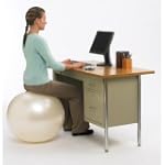 OPTP Gymnic Classic Plus Series 75 cm - Pearl White