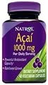 Natrol - Acai Berrie 1000mg Per Serving 60 Capsules