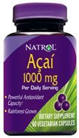 Childrens Toyshop  Health & Personal Care : Natrol - Acai Berrie 1000mg Per Serving 60 Capsules