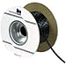 ALPHA WIRE SW42 BK008 SPIRAL WRAP, PE, BLK, 0.375IN OD, 25FT
