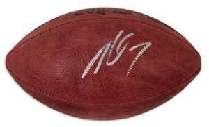 MICHAEL VICK PHILADELPHIA EAGLES SIGNED AUTOGRAPHED FOOTBALL MATCHING HOLOGRAMS NUMBERS AND COA