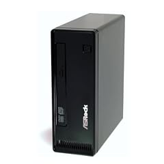 ASRock  ION 330HT Barebone (Intel Atom 330 1,6GHz, 2GB RAM, 320GB HDD, Nvidia ION, DVD, kein Betriebssystem) schwarz