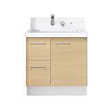 LIXIL(リクシル) INAX 洗面化粧台 K1シリーズ 間口750 片引出しタイプ 凍結防止水抜き仕様 クリエペール K1H3-755SYN/LP2H