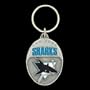 San Jose Sharks Hockey Pewter NHL Keychain