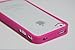 Costyle 8pcs/lot 8 colors Soft Trim High Clear Back Hard Cover Bumper Case for All iPhone 4 4S 4GS