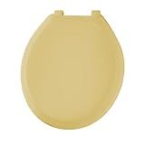 Bemis 200TC031 Plastic Round Toilet Seat, Harvest Gold