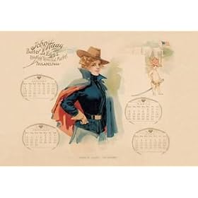 Lady in the Army: John Haag Calendar - 16x24 Giclee Fine Art Print framed in Black (20x30 finished)
