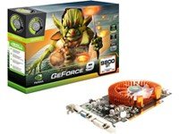 Point Of View nVidia GeForce 9800GT Grafikkarte (PCI-e, 1GB GDDR3 Speicher, 1 GPU)