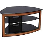 Bell'O AVSC-2121 Versatile Wood Tone Corner-Fit Audio Video Furniture System by Bell'O