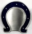 Indianapolis Colts Enamel Pewter Buckle, NFL Football Buckle