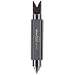 Brown & Sharpe TESA 00240502 50mm Setting Standard for Screw Thread Micrometer, 60 Degree Flank Angle