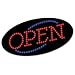 LED OPEN Sign, 10 1/2: x 20 1/8, Red & Blue Graphics (COS098099) Category: Signs, Letters and Message Boards
