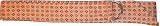 Tangerine color Women's tie belts
