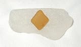 Matthew's Treasures Collection - Authentic Honey Yellow Diamond Shaped Sea Glass Set On Authentic White Sea Glass Brooch