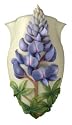 Blue Bonnet Wall Vase