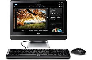 HEWLETT PACKARD - HP Pavilion All-in-One MS220z Touchsmart - Genuine Windows 7 Home Premium 64-bit, MicrosoftR Works 9.0, AMD AthlonTM II 250u dual-core processor 1.6GHz, 2MB L2, up to 3600MT/s bus ,2GB DDR2-800MHz SODIMM 1 DIMM, 500 GB SATA HD, Integrated graphics - ATI Radeon HD 3200 , Slim-tray SuperMulti DVD burner with LightScribe , Wireless-G LAN card, 6-in-1 memory card reader, 5 total USB, audio ,Integrated high-performance 2.0 speakers, HP multimedia keyboard and HP optical mouse, 18.5