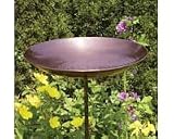 Burnt Copper Bird Bath