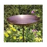 Burnt Copper Bird Bath by Achla