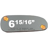 1992 - 1994 ACURA VIGOR Convex Passenger Side Replacement Mirror Glass by Automotive Mirror Glass