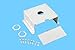 Pendant mount kit:Cover, box, anchor plate, screws and lock nuts (HFA3 Series) by Howard Lighting HF-PMK2