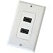 Petra Pet0473 Dual Hdmi Wall Plate (White)