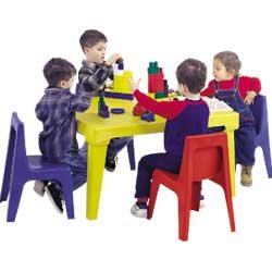 H. WILSON Tuffyland Series Tables and Chairs - Red