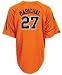Majestic Juan Marichal San Francisco Giants Orange Throwback Laser MLB Embroidered Cooperstown Baseb (XL=48)