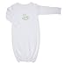 Unisex White Baby Bundler with Anti-scratch Mittens- (Size 0-3 months )