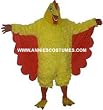 Plush Chicken Completes Adult Costume