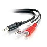 1.5m TRS to RCA Stereo Audio Cable - 3.5mm to L/R