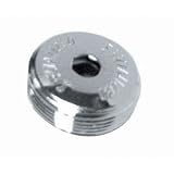 Crank Dust Cover Pyramid Chrome Plated Plastic Each