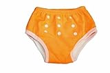 Potty Training Pants/ Trainers/ Resuable & Washable Bamboo Minky One Size by BubuBibi - ORANGE by Bu