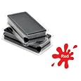ExcelMark A43 Self Inking Replacement Ink Pads - Red