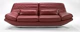 2pc Contemporary Modern Leather Sofa Set, AR-RIV-S2