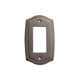 Baldwin 4785.112.CD Colonial Design Single GFCI Switch Plate, Venetian Bronze