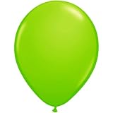 Qualatex風船　5インチ(13cm)　ライムグリーン　徳用100個入
