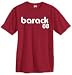 Apparel : BARACK 08 on 100% Heavy Cotton T-Shirt in 32 Colors