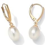 Pearl 14k Gold Earrings