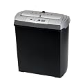 Genie 250 CD Akten- und CD-Vernichter Streifenschnitt, silbern-schwarz, inklusive Papierkorb