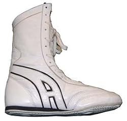 Leather Boxing Boots - White